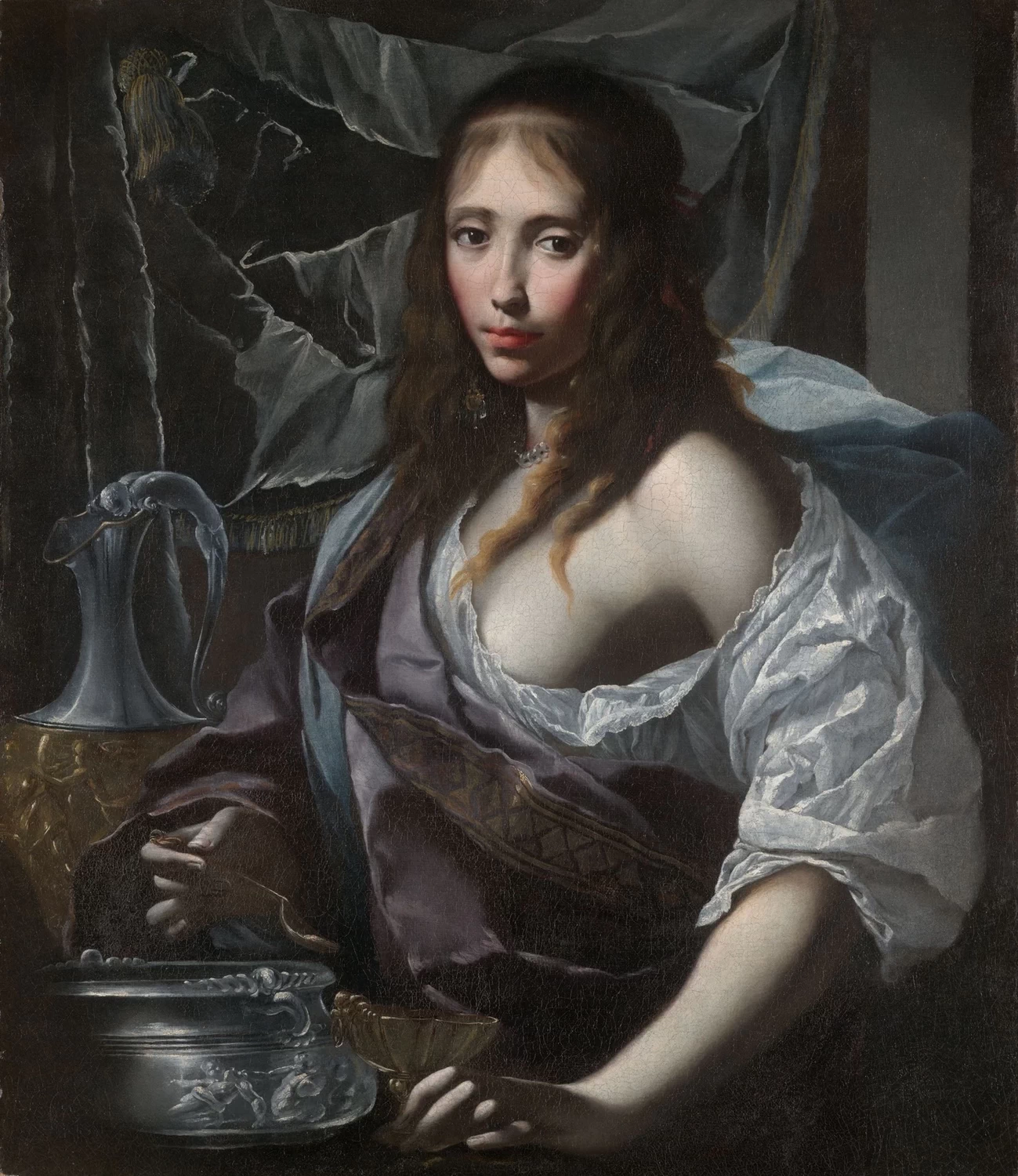 Artemisia si prepara a bere le ceneri del marito Mausolo